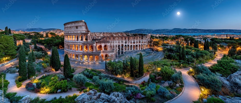 Obraz premium Roman Colosseum at twilight (2)