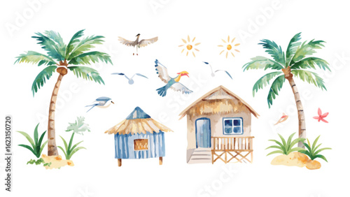 Beach hut