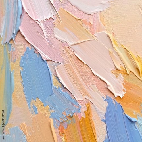 Pastel Abstract Paint Texture H