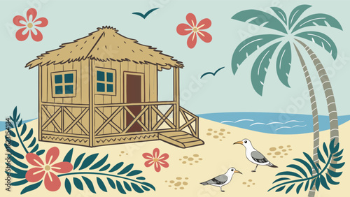 Beach hut