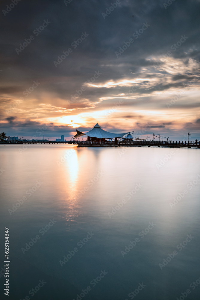 The Ancol Love Bridge, Taman Impian Jaya Ancol, Jakarta, Indonesia The Ancol Love Bridge, Taman Impian Jaya Ancol, Jakarta, Indonesia