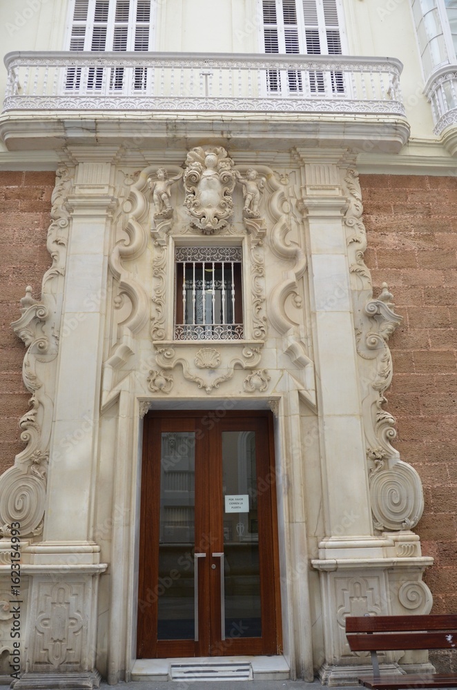 Obraz premium Casa Mora 19th century mansion Calle Ancha Cadiz Andalucia Spain