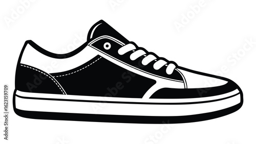 Coloring pages featuring various styles of sneakers for creative coloring activities..eps
