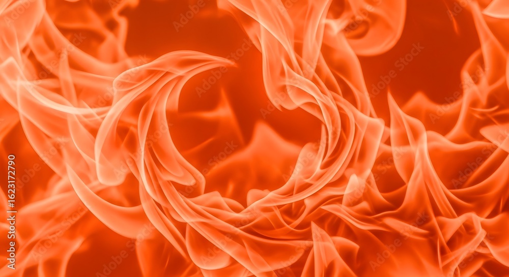 Obraz premium Fiery Inferno Captivating Abstract Depiction of Flames and Intense Burning Sensation