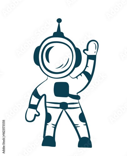 Fototapeta Naklejka Na Ścianę i Meble -  Space and cosmos illustration Vector for banner stock illustration
