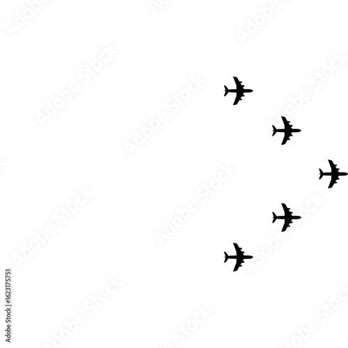 aircraft squadron flying, Air Fleet in Formation