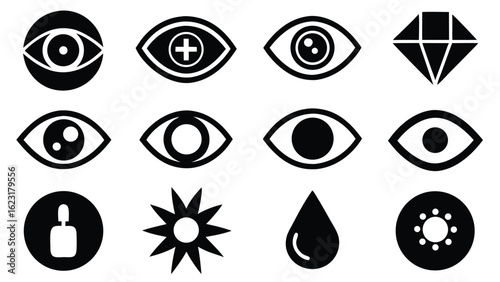 Outline Contact Icon Set
