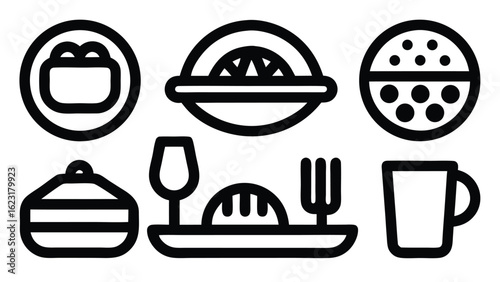 Outline Eye Vision Symbols