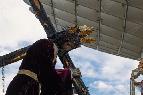 Cristo de la hermandad de San Roque en las setas