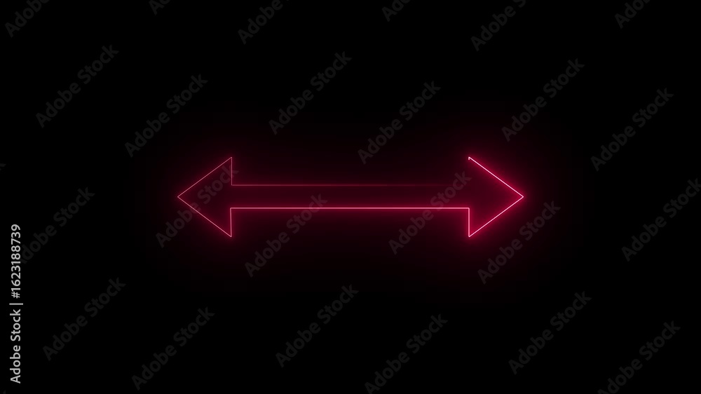 Abstract glowing neon directional arrow loading icon animation. Abstract directional neon arrow icon animation. 4k arrow Abstract glowing neon directional arrow loading icon animation. Abstract directional neon arrow icon animation. 4k arrow