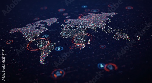 輝く世界地図 データが躍動する