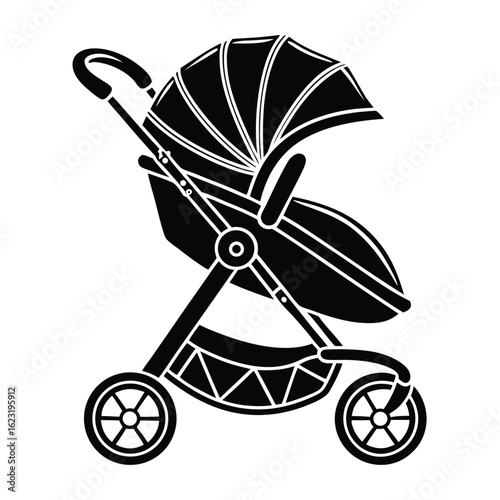 Black silhouette logo representing positive postpartum experience