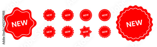 new arrival tags and stickers collection