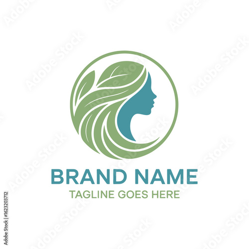 Modern and minimalist vector and abstract logo Unique beauty care logo