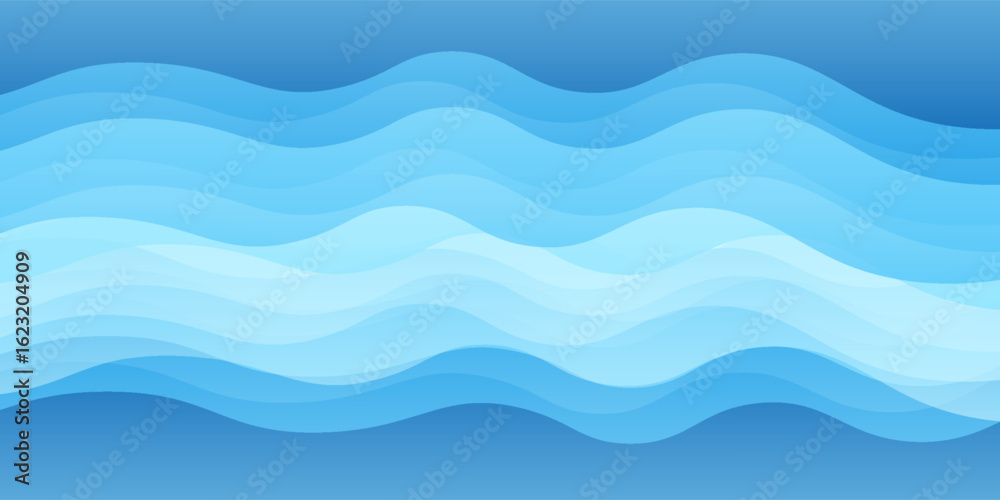 Fototapeta premium water wavy splash shape, sea waves, landscape water ripple for background, water surface, ocean graphic pattern