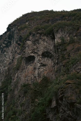 waterfall in the mountains
