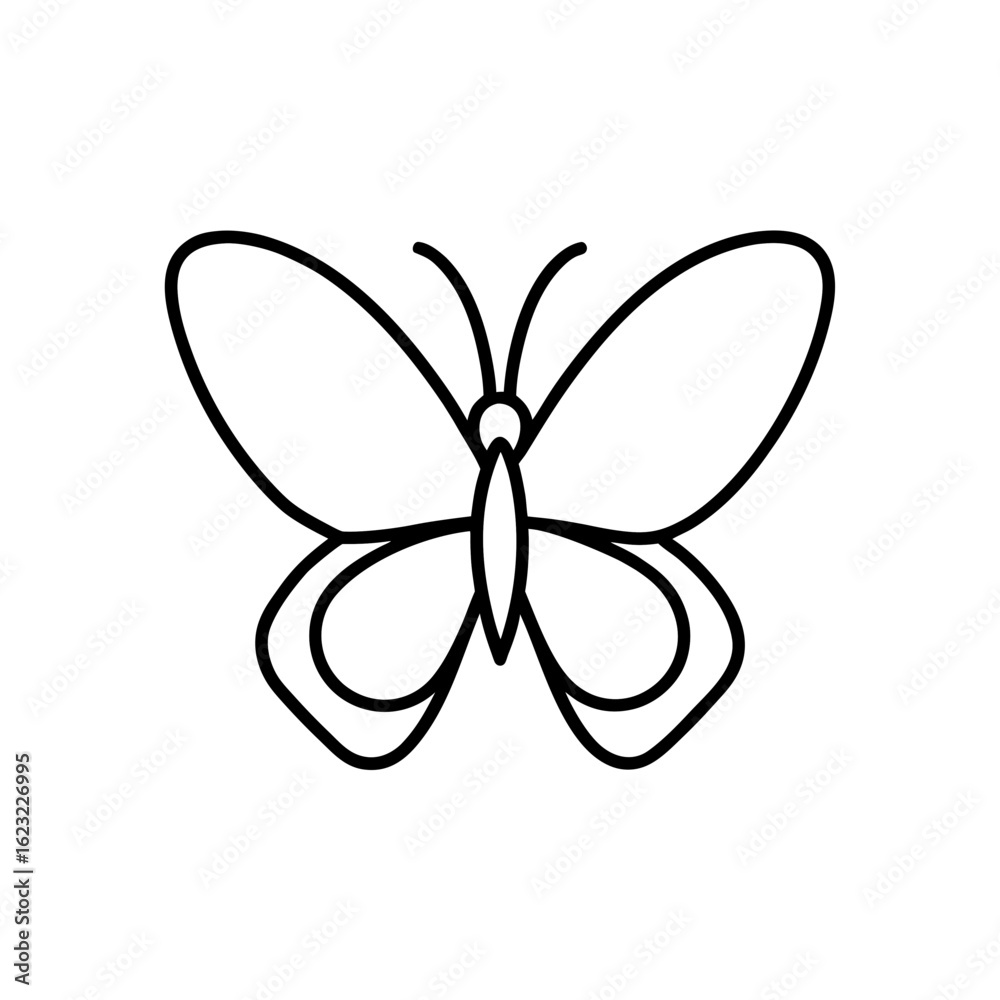 Fototapeta premium vanilla beige with light butterfly symbol