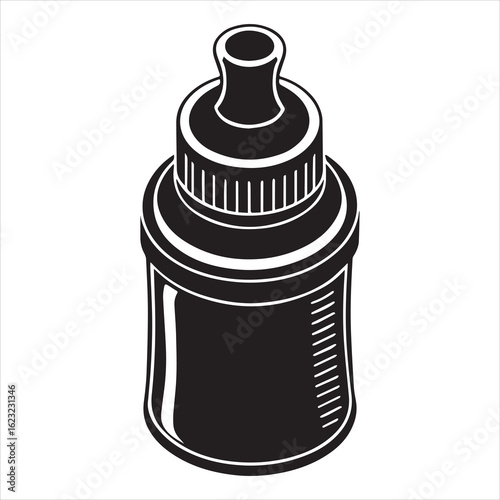 baby bottle vector illustration