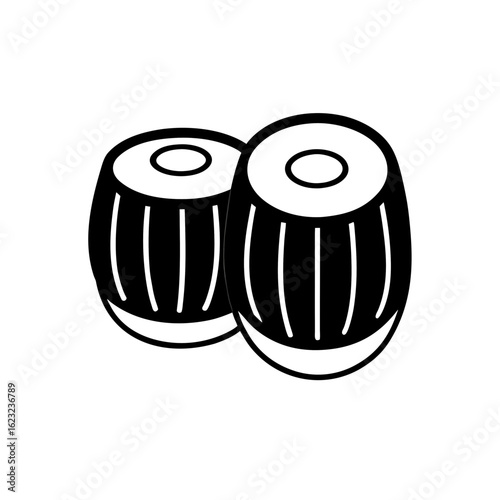 classical tabla set   indian drum ensemble