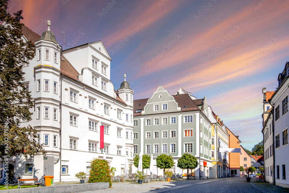 Naklejka premium Altstadt, Kempten, Bayern, Deutschland