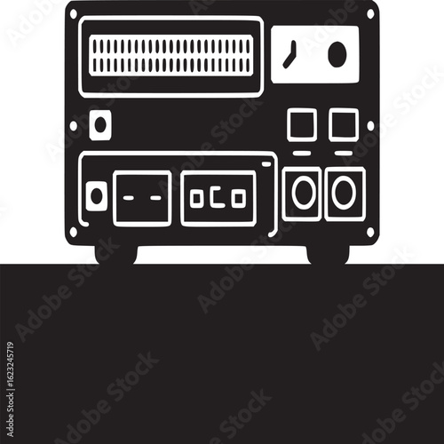 Vintage Audio Equipment Icon