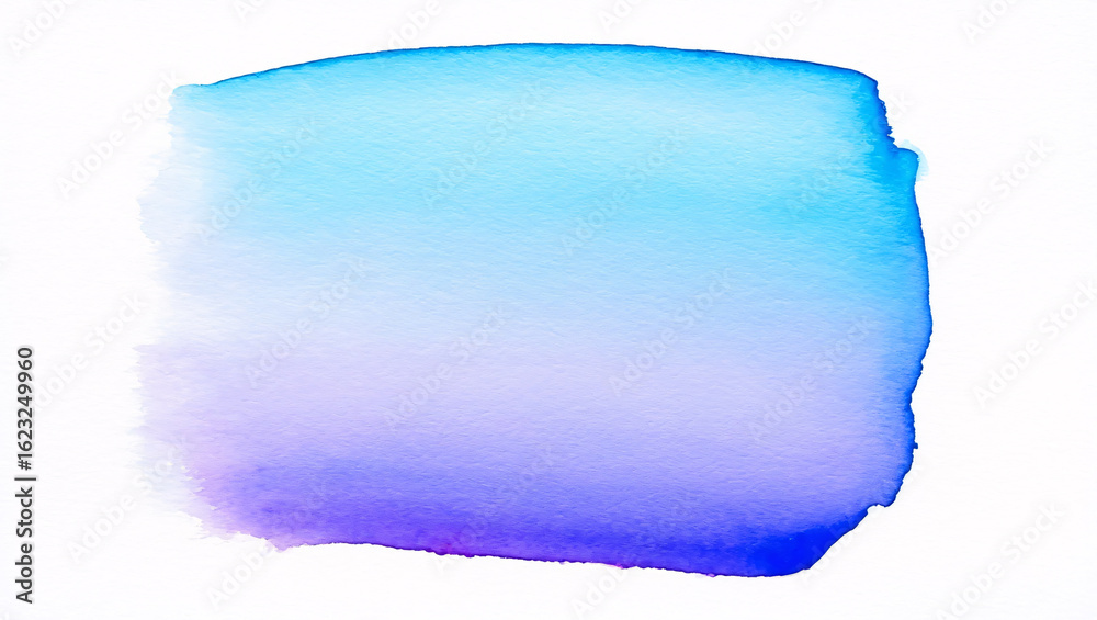 Fototapeta premium Soft Blue to Purple Watercolor Wash with Textured Paper gradient