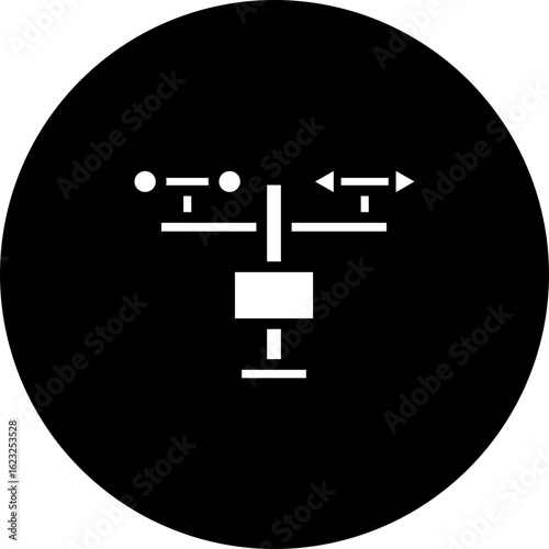 Weather Station Vector Icon Design