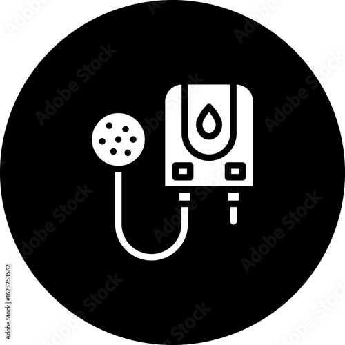 Water Heater Vector Icon Design