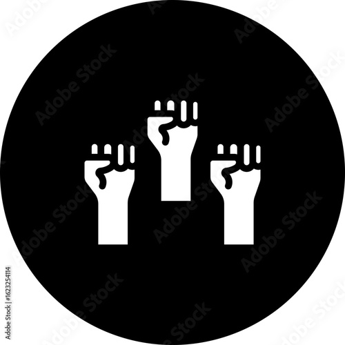 Black Lives Matter Vector Icon Design
