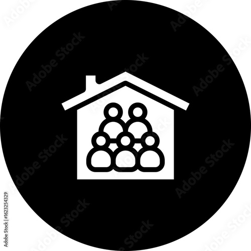 Refuge Vector Icon Design