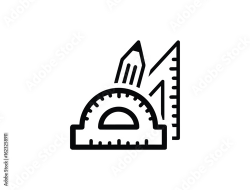 School & Education Linear Icon Set – Back to School, Classroom, Students, and Online Learning Web & App Icons