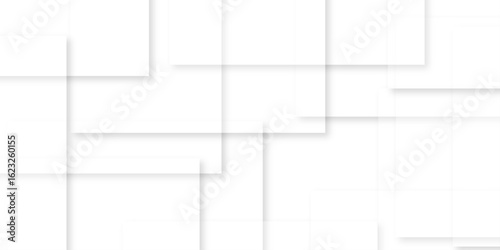 white background with faint geometric lines featuring intersecting patterns. white and grey glossy squares, abstract tech banner design. Graphic design element stripes concept for web, flyer. 
