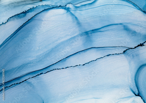 Wallpaper Mural Colorful abstract artwork created with alcohol ink on a smooth surface during an art session Torontodigital.ca