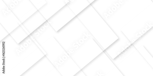 white background with faint geometric lines featuring intersecting patterns. white and grey glossy squares, abstract tech banner design. Graphic design element stripes concept for web, flyer. 