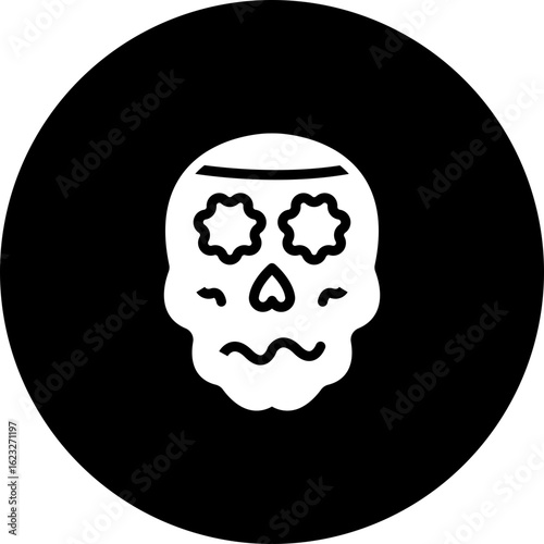 Calavera (Skull) Vector Icon Design
