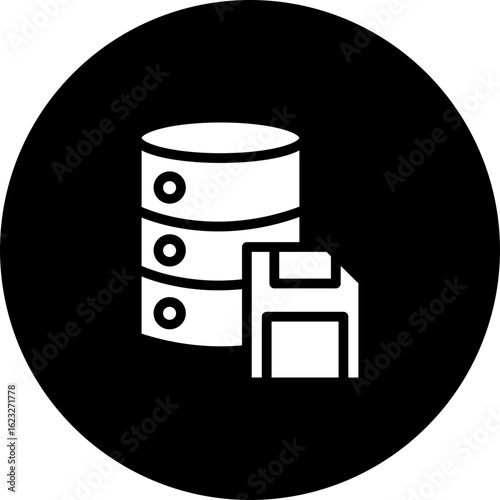 Save Data Vector Icon Design