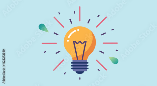light bulb idea concept