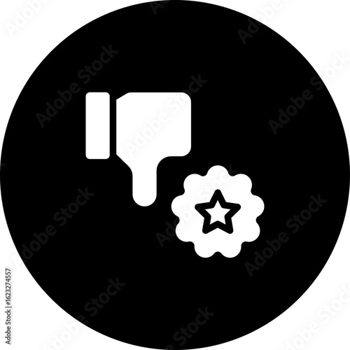 Reputation Loss Vector Icon Design