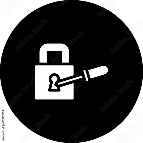 Locksmith Vector Icon Design