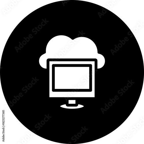 Cloud Computing Vector Icon Design