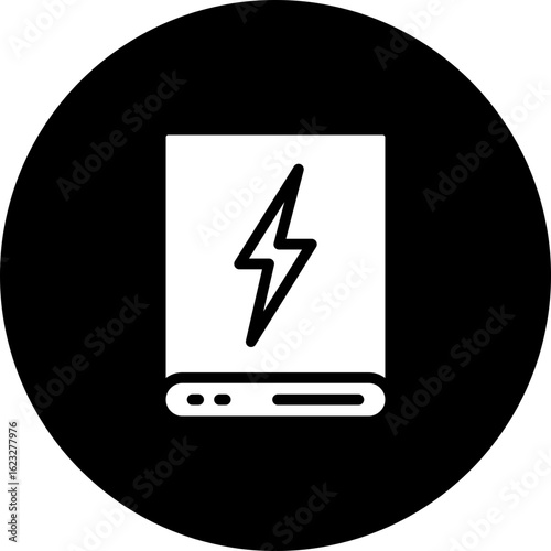 Power Bank Vector Icon Design