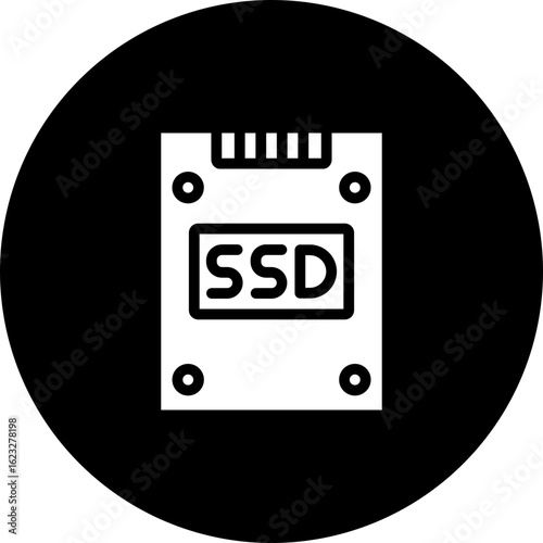 SSD Vector Icon Design