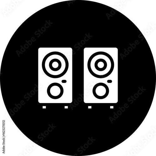 Speakers Vector Icon Design