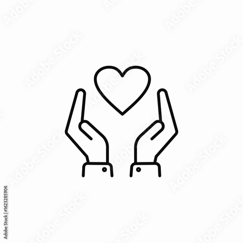 charity care icon sign vector