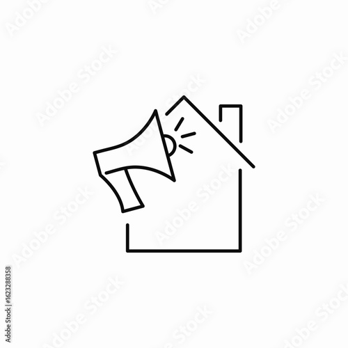 home project campaign icon sign vector