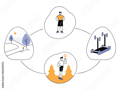 set of business people icons