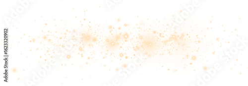 Glistering sparkle and golden confetti in a dynamic shimmer effect. Floating particles and glowing dust bring vibrant energy to this festive design.
