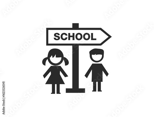 School & Education Linear Icon Set – Back to School, Classroom, Students, and Online Learning Web & App Icons