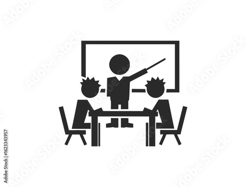 School & Education Linear Icon Set – Back to School, Classroom, Students, and Online Learning Web & App Icons