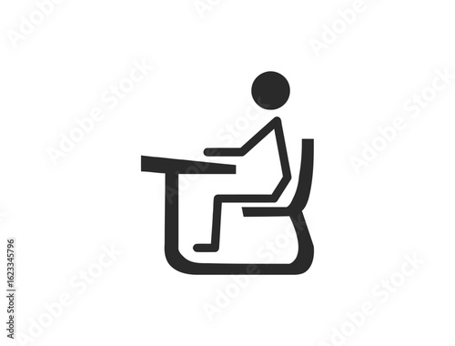 School & Education Linear Icon Set – Back to School, Classroom, Students, and Online Learning Web & App Icons